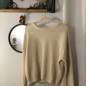 New! Cream sweater